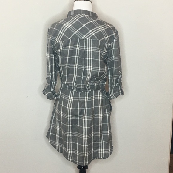 Angie Plaid Button-Up Front Dress Size Small - Picture 4 of 10